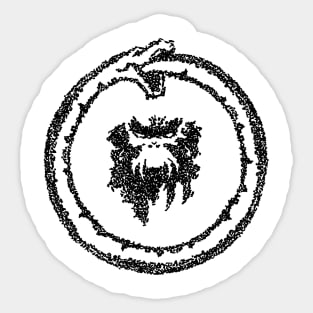 12 Monkeys Ouroboros Black Sticker